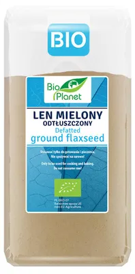 LEN MIELONY ODTŁUSZCZONY BIO 300 g - BIO PLANET