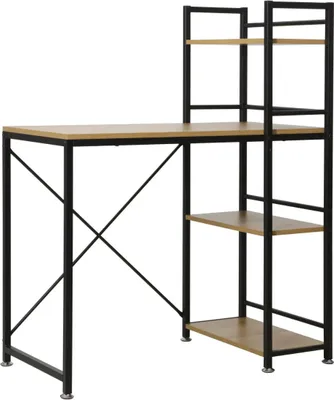 Produktbild von Schreibtisch ACHIL – Eiche/Schwarz