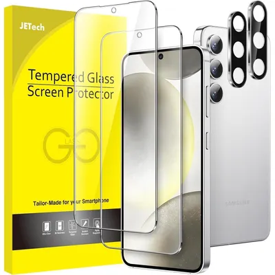 Produktbild von Schutzfolie für Samsung Galaxy S24 5G 6,2 Zoll mit Kameraschutz, Gehärtetes Glas, 2 Stück