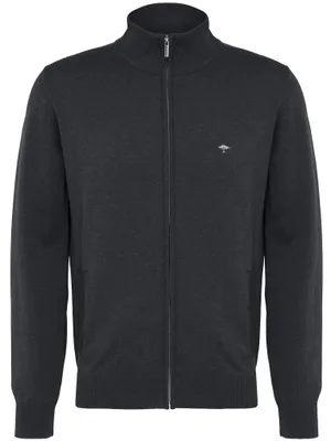 Produktbild von Fynch Hatton - Herren Strickjacke aus reiner Baumwolle (SFPK212), Größe:4XL, Fynch Hatton farbe:gray (998)