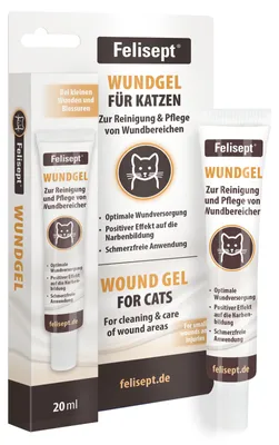 Produktbild von Felisept Wundgel für Katzen 20ml