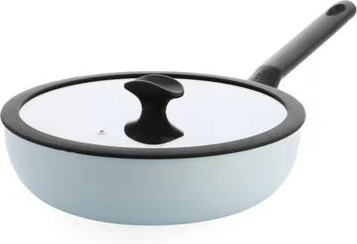 Produktbild von Keramik Wokpfanne 28 cm, 4,2 Liter, mit Deckel, PFAS-frei, für gesundes Kochen