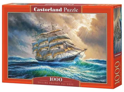 Obrázok produktu pre Castorland Sailing Against All Odds 1000 pcs, 1000 kusov, Lode, 9 rok / roky