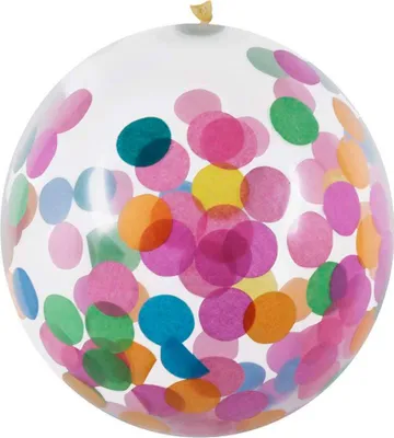 Produktbild von konfetti-Ballons 5 Stück 30 cm mehrfarbig