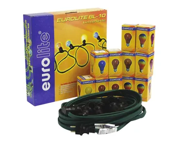 Zdjęcie produktu dla EUROLITE BL-10 E-27 Lichterkette mit 12 x Leuchtmittel (50499020)