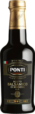 Produktbild von Ponti Aceto Balsamico di Modena IGP Gold Cap 12 Monate 250 ml / Balsamessig