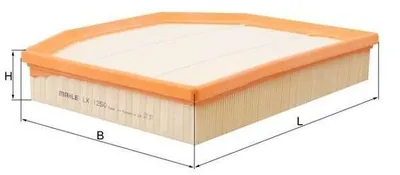 Obrázek produktu pro Vzduchový filtr KNECHT LX 1250