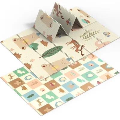 Produktbild von Arvioo Spielmatte Baby 180x120m, Extra Dicke 1cm Weiche Krabbelmatte Kinder, Beidseitig Krabbeldecke fš¹r Kinderzimmer, Rutschfest Spieldecke Babymatte