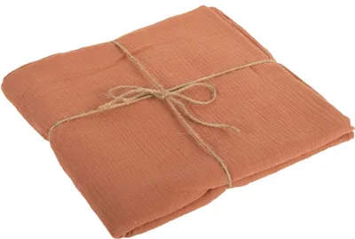 Zdjęcie produktu dla Obrus muślinowy Terracotta 130 x 240 cm – rozmiar uniwersalny