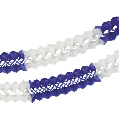Immagine prodotto di Papstar ghirlanda grande blu bianco 10m