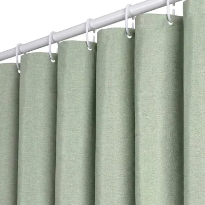 Produktbild von Duschvorhang wasserabweisend, 180x200 cm, Linnenoptik, für das Badezimmer