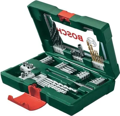 Produktbild von Bohrer- und Bit-Set V-Line, 48-teilig, TiN-beschichtet, mit Magnetischer Stange, BOSCH