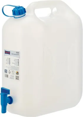 Produktbild von Eco Wasserbehälter - Vast montierte Abwasserentlüftung - Wasserablauf 22 l (mit Wasserhahn)