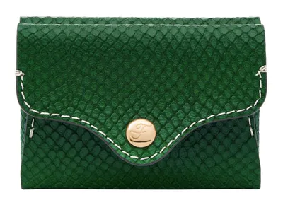 Produktbild von FOSSIL Kartenetui Heritage Card Case Medium Green dunkelgrün