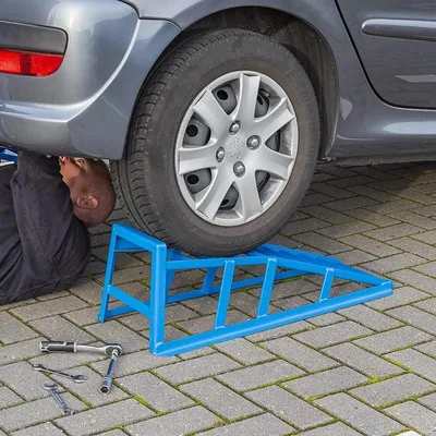 Produktbild von AS 1x Auffahrrampe PKW Höhe 27,5cm Laderampe Betriebsbelastung 1250kg Breiten 21cm AS