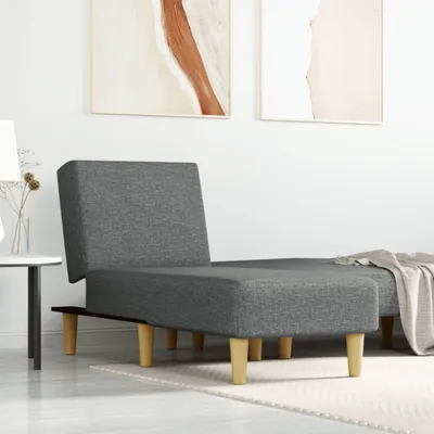 Produktbild von Chaiselongue Dunkelgrau Stoff , Liegen Design 2024