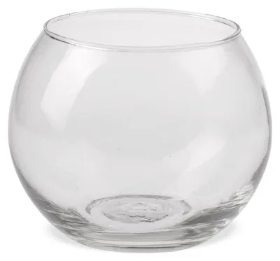 Produktbild von Runde Glas-Vase Ø 10 x 8 cm als Kerzenglas zum Befüllen
