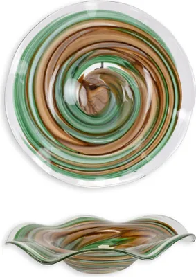 Produktbild von Eine Obstschale aus Glas Replikat Retro Design Dekoration