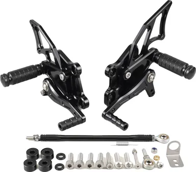Obrázek produktu pro Stupačka, CNC obráběný hliník, nastavitelná pro Kawasaki Ninja, černá
