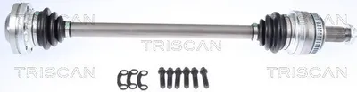 Produktbild von Antriebswelle 675 mm Länge, 30 Außenverzahnung Radseite, 48 ABS-Ring Zähne