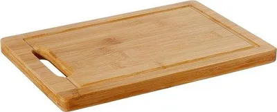 Image de Planche à découper en bambou Famanu avec poignée - H 2 x L 30 x P 20 cm
