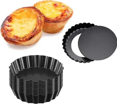 Image de Moule à pâtisserie - 10 cm - Antistatique - Lavable au lave-vaisselle - Moule à quiche