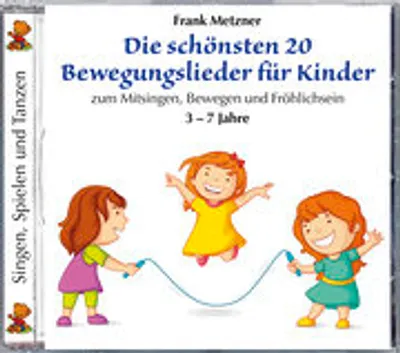 Produktbild von Die schönsten 20 Bewegungslieder für Kinder