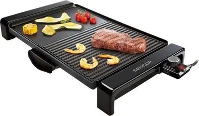 Image de Grill Électrique SENCOR SBG 106 BK, 2300 Watt, Plaques Anti-adhésives, Noir