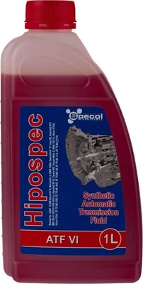 Produktbild von SPECOL Hipospec ATF VI ATF VI Automatikgetriebeöl Rot 1L 100943 für VW Golf VII Schrägheck (5G1, BQ1, BE1, BE2) GOLF VI (5K1) Polo Schrägheck