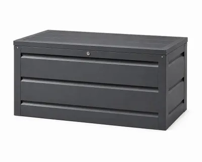 Produktbild von Garten-Aufbewahrungsbox Anthrazit 138 × 62 × 65 cm – Wetterfest & Robust