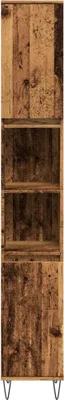 Produktbild von vidaXL Badschrank Altholz-Optik 30x30x190 cm Holzwerkstoff