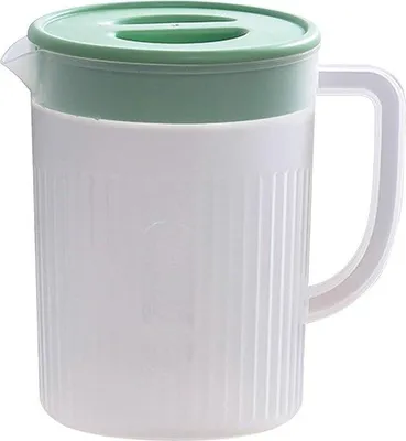 Produktbild von Famanu Wasserkrug 2,2 Liter - Transparent, ideal für Tee, Saft und kaltes Wasser