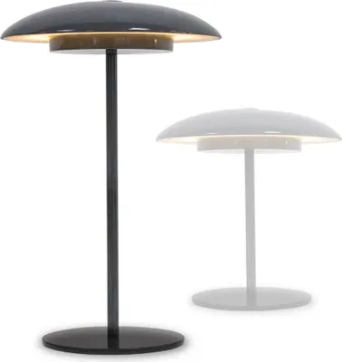 Produktbild von NewGarden SARDINIA 30 LED akumulátorová dobíjacia stolová lampa do exteriéru/venku, antracitová IP44