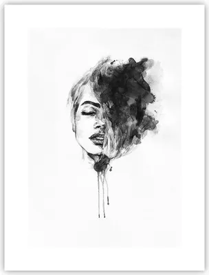 Produktbild von Poster - Poster ohne Rahmen - Frau Gesicht Abstraktion - 30x40 cm - Wand Bild - Wanddeko - Wandbilder - Kunstposter - Wandposter - Bilder - Kunstdruck - Wanddekoration - Wandbild - P2XPA30x40-4934