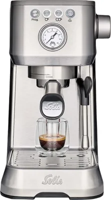 Produktbild von Solis Solis Barista Perfetta Plus 1170 V2 piestový kávovar - Kávovar na zrnkovú kávu - Strieborný