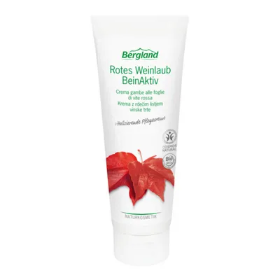 Produktbild von Bergland Rotes Weinlaub BeinAktiv vitalisierende Pflegecreme, 100 ml Creme
