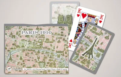 Image de Piatnik Paris 1910 Cartes à jouer - Double jeu
