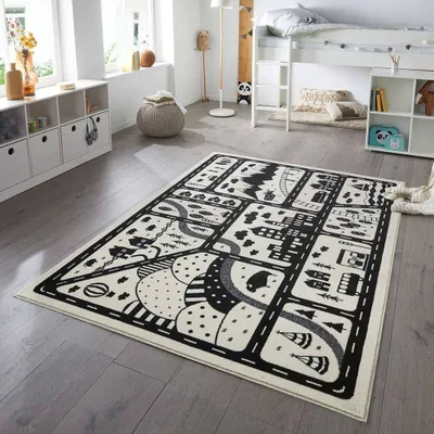Obrázek produktu pro 80x150 cm DOPRODEJ: 80x150 cm Dětský koberec Adventures 105541 Creme