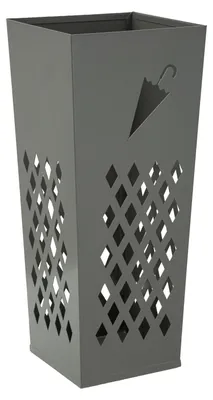 Obrázok produktu pre Stojan na dáždniky zo sivého kovu 19x19x48 cm