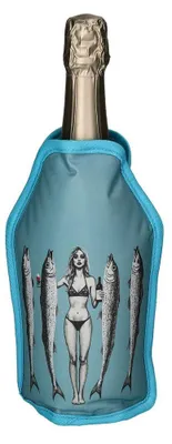 Produktbild von Froid, Kühlmanschette, Frau mit Fischen, türkis