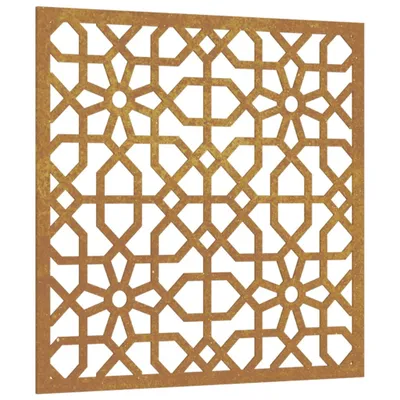 Produktbild von vidaXL Garten-Wanddeko 55x55 cm Cortenstahl Maurisches Design