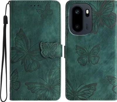Produktbild von OnePlus 15R Hülle - Coverup Schmetterlinge Klapphülle - Grün