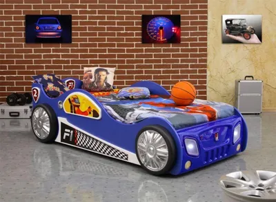 Produktbild von Autobett Bett Betten Sportwagen Jugendbett Sport Wagen Auto Schlafbett Lagerware