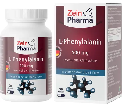 Obrázek produktu pro Zein Pharma L-fenylalanin 500 mg kapsle, 90 ks