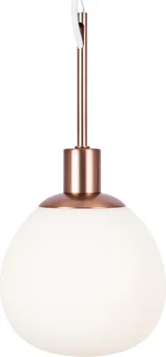 Zdjęcie produktu dla Lampa wisząca ERICH miedziano-biała 1xE14x40W szkło wym:153x15x15cm IP20 Maytoni