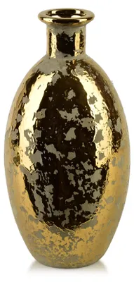 Zdjęcie produktu dla Yarine Gold Wazon 14X6X31Cm