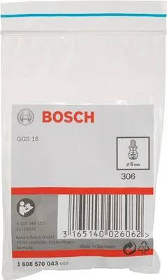 Produktbild von Spannzange mit Spannmutter, 6 mm, für Bosch-Geradschleifer, passend zu GGS 16