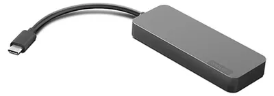 Produktbild von Lenovo GX90X21431 Laptop-Dockingstation/Port-Replikator USB 3.2 Gen 2 (3.1 Gen 2) Typ-C Schwarz