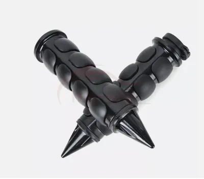 Obrázek produktu pro 1" rukojeti motocyklů, chromované, černé, řídítka pro Harley, Yamaha, Honda, Kawasaki