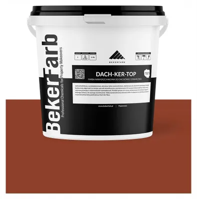 Zdjęcie produktu dla Nawierzchniowa Farba na Dach do Dachówki Ceramicznej Bekerfarb Ceglasty 1l